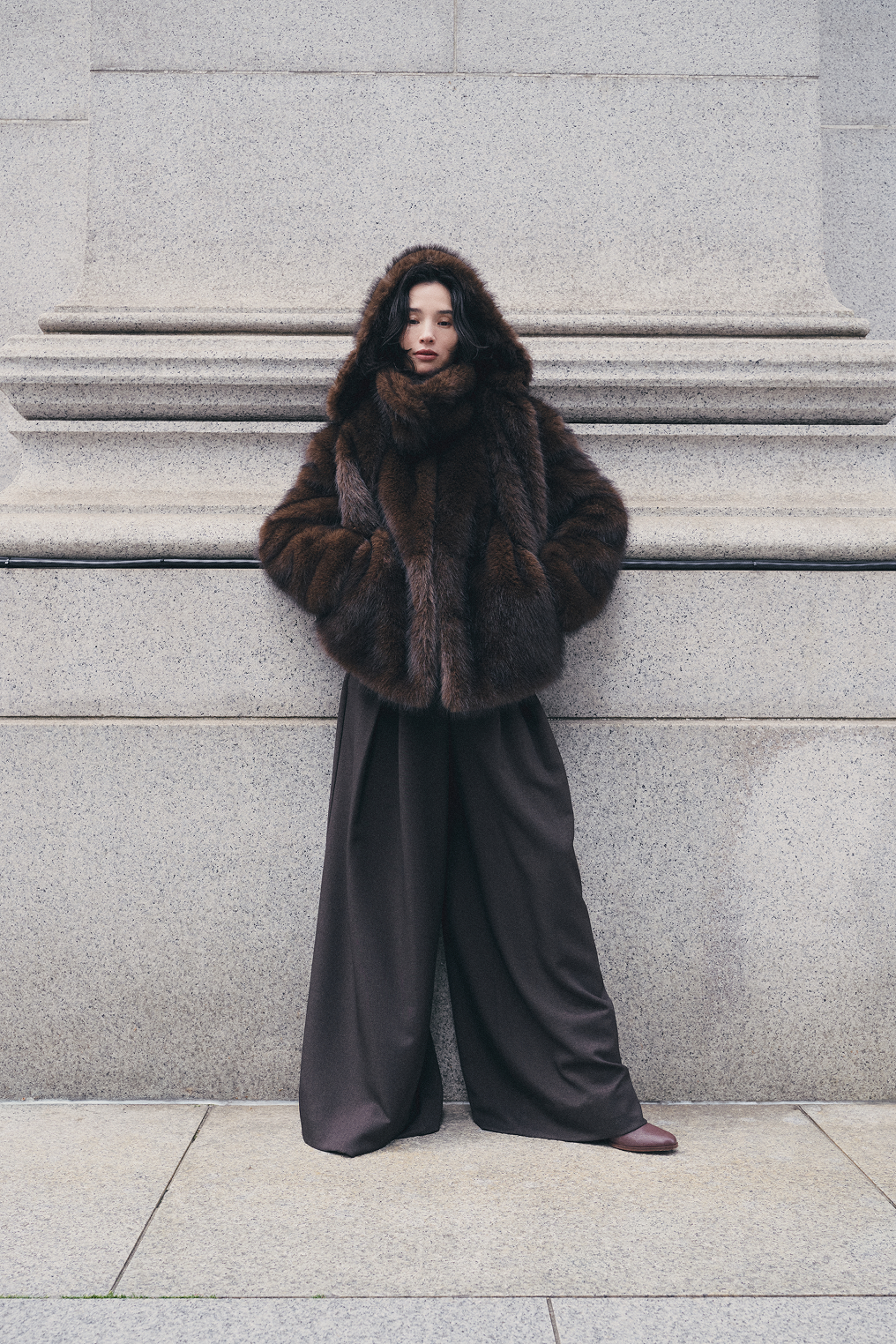 ふわりとした毛足が目を引く主役アウター- CLOUD FUR JACKET -
