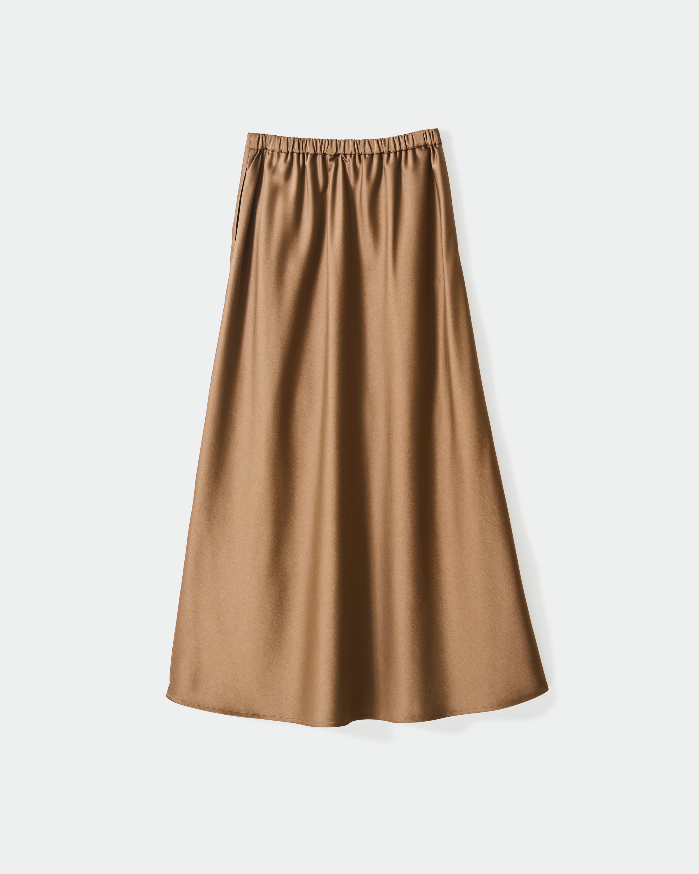 SATIN LONG SKIRT