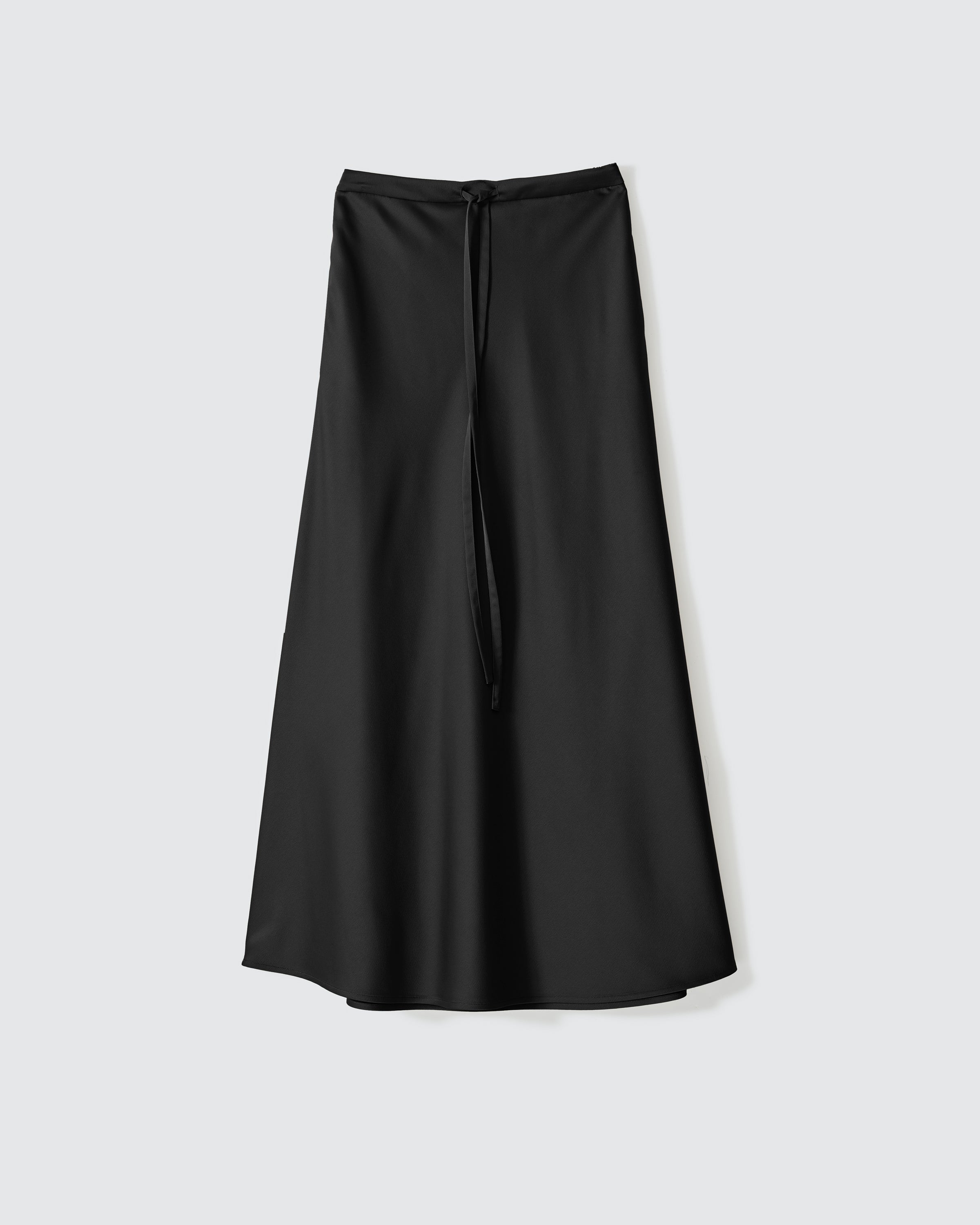 SATIN LONG SKIRT
